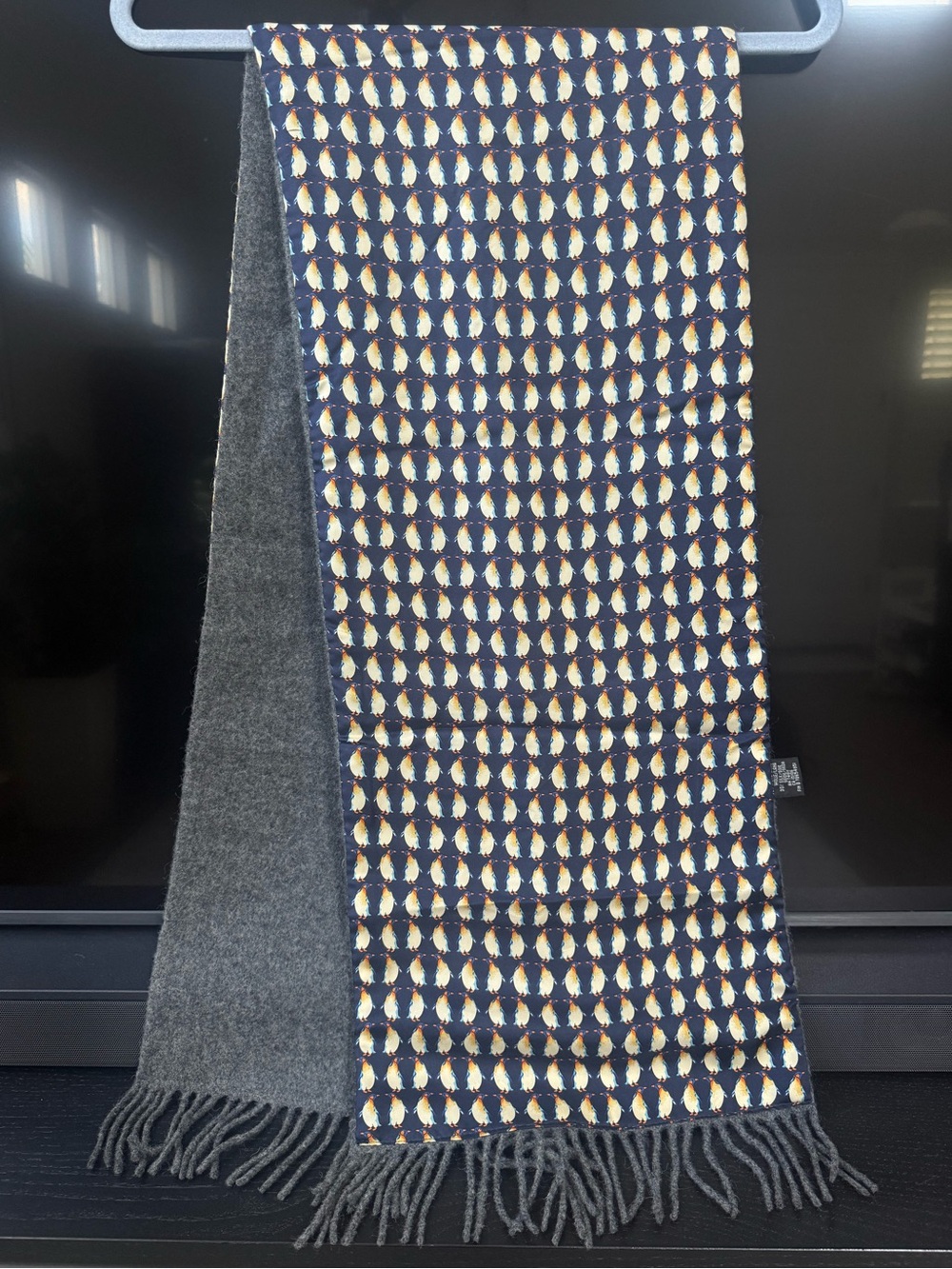 CHATSWORTH Silk Lambswool Reversible Scarf